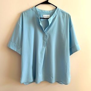 Ministry of Supply Women's Juno Boxy Blouse size L